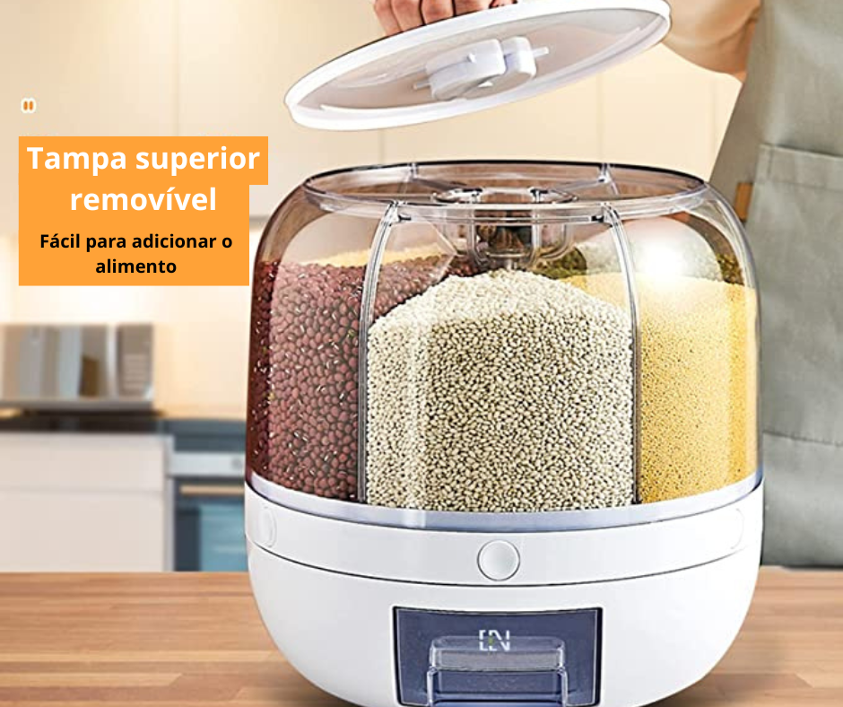 Dispenser de Alimentos Giratório TopChef