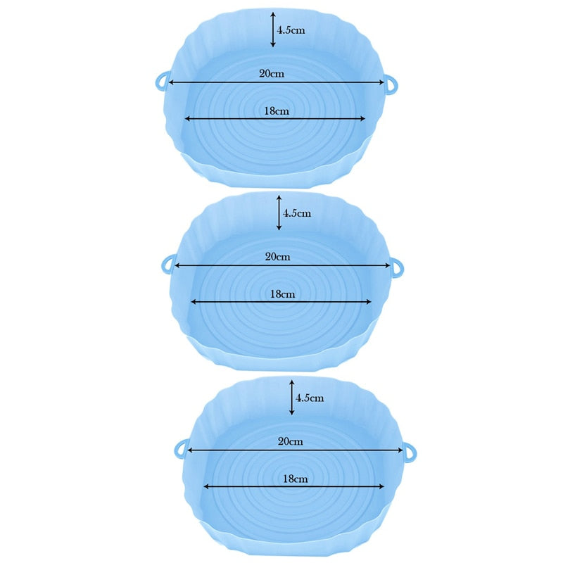 Forro de Silicone para Air Fryer Reutilizável