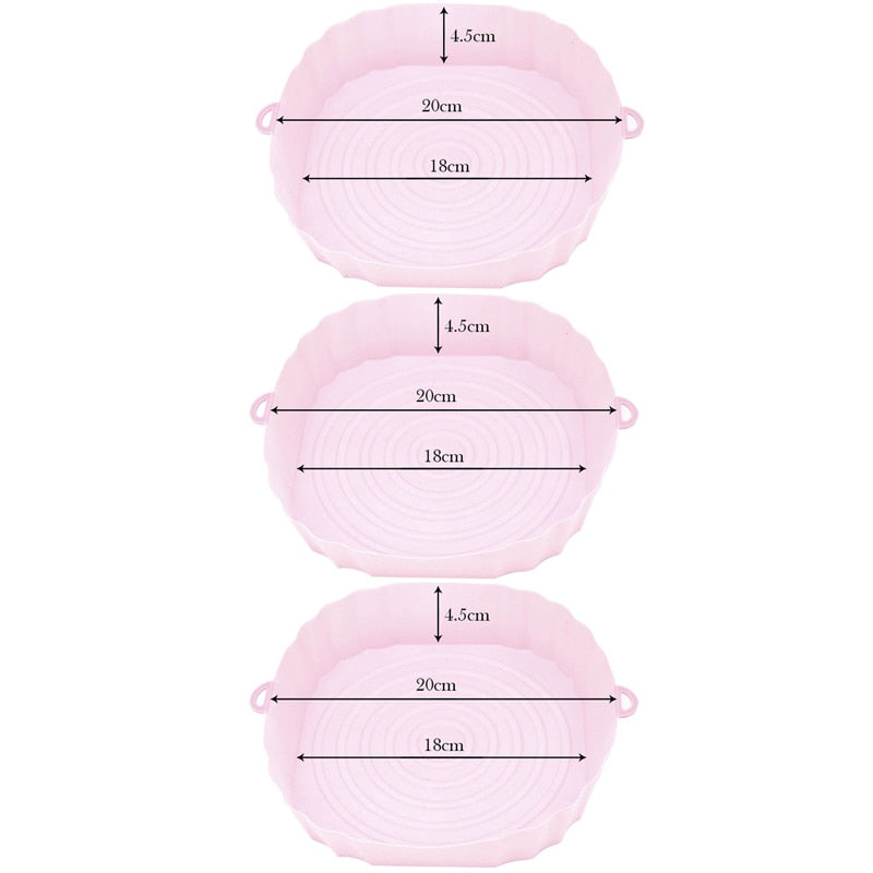 Forro de Silicone para Air Fryer Reutilizável
