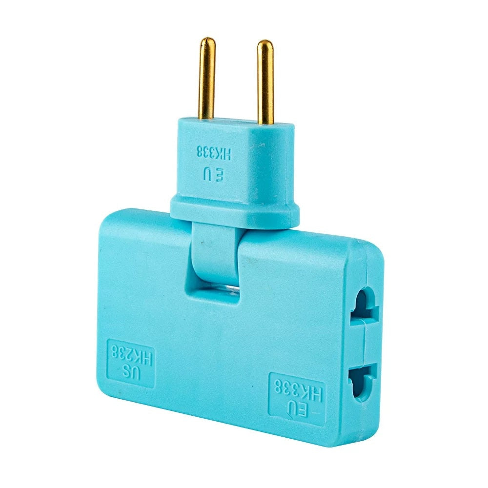 3 Plugs Elétricos 3 em1 - Rotação 180º