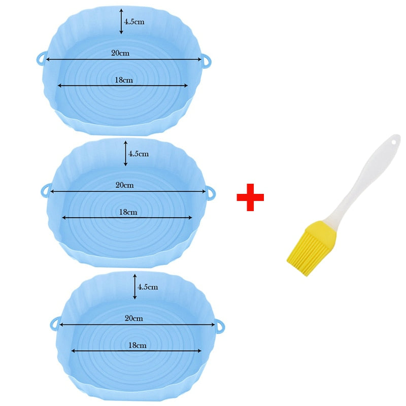 Forro de Silicone para Air Fryer Reutilizável